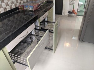 Kitchen in 1 BHK Apartment at Haware Indraprastha Regency, Goregaon West – for Rent