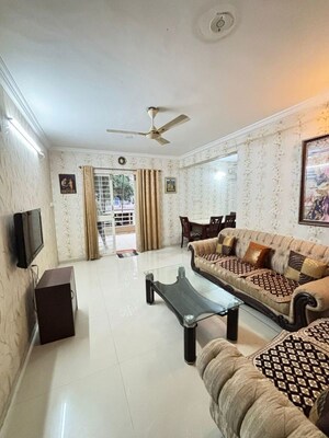 Living Room in 2 BHK Apartment at Sukhwani Elmwood, Pimple Saudagar – for Rent