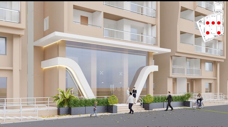 Exterior View, vajra-west-city 3 Bedroom 2030 Sq.Ft. Apartment In Osman Nagar Hyderabad 10083834