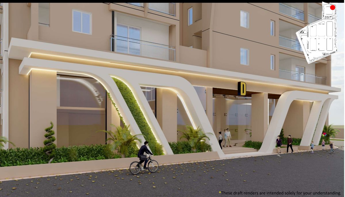 3 BHK 2030 Sq.Ft. Apartment in Vajra West City