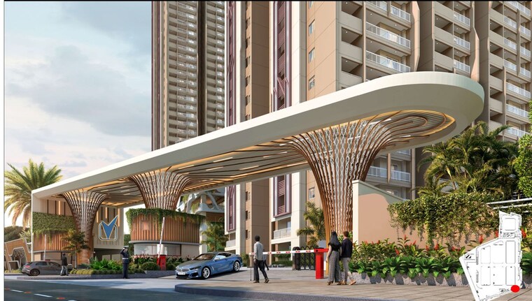 Exterior View, vajra-west-city 3 Bedroom 3500 Sq.Ft. Apartment In Osman Nagar Hyderabad 10083932