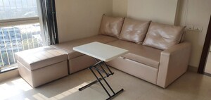 Living Room in 1 BHK Apartment at Aspen Park, Goregaon East – for Rent