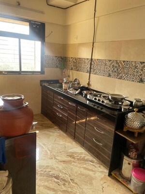 Kitchen in 1.5 BHK Apartment at Mandakini CHS Mulund, Mulund West – for Rent