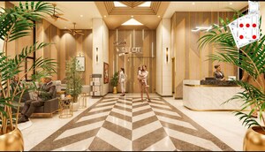 Building Lobby in 4 BHK Apartment at Vajra West City, Osman Nagar – for Sale