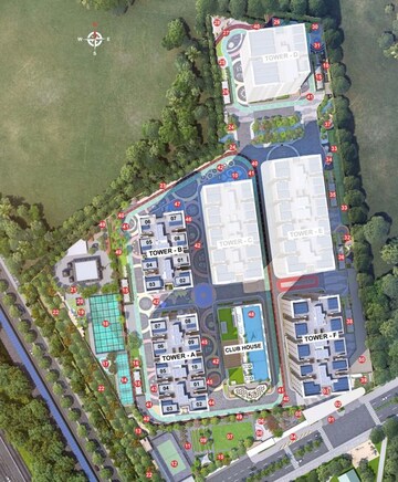 Master Plan in 4 BHK Apartment at Vajra West City, Osman Nagar – for Sale