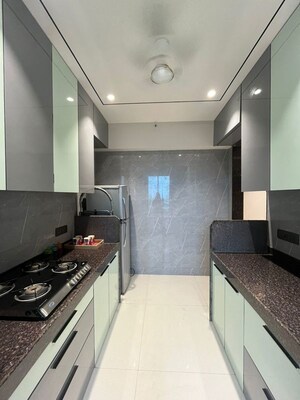 Kitchen in 2 BHK Apartment at Sheth Auris Serenity Tower 2, Malad West – for Sale