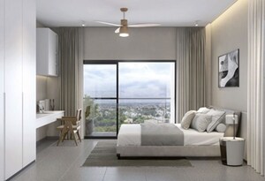 Bedroom in 4 BHK Apartment at Upper Worli – for Sale