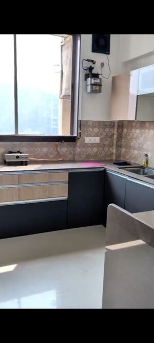 Kitchen in 4 BHK Apartment at Hiranandani Gardens Lake Castle, Powai – for Rent