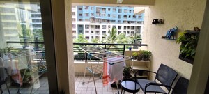 Balcony in 2 BHK Apartment at Shrishti Synchronicity, Chandivali – for Rent