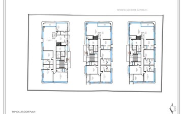 Floor Plan in 4 BHK Apartment at Advent Parmatma Villa, Juhu – for Sale