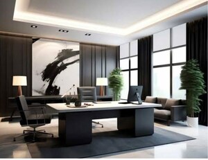 Floor Plan in  Office Space at Ansal Florence Classic, South City 1 – for Rent