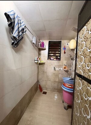 Bathroom in 1 BHK Apartment at Shanti Sagar Krupa CHS, Dombivli East – for Rent