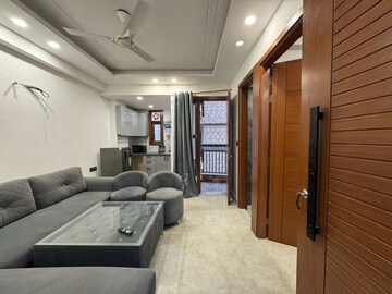 Living Room in 1 BHK Builder Floor at Chattarpur – for Rent