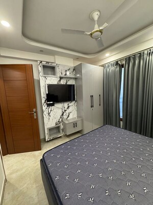 Bedroom in 1 BHK Builder Floor at Chattarpur – for Rent