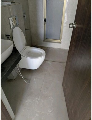 Bathroom in 2 BHK Apartment at Raymond Realty Phase II, Pokhran Road No Two – for Rent