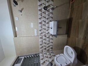 Bathroom in 2 BHK Apartment at Ani Anu Sri Balaji Enclave, Malad West – for Rent