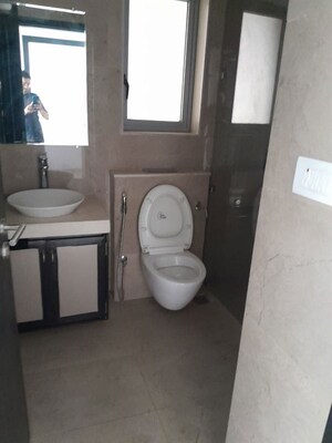 Bathroom in 3 BHK Apartment at Oberoi Sky City, Borivali East – for Rent
