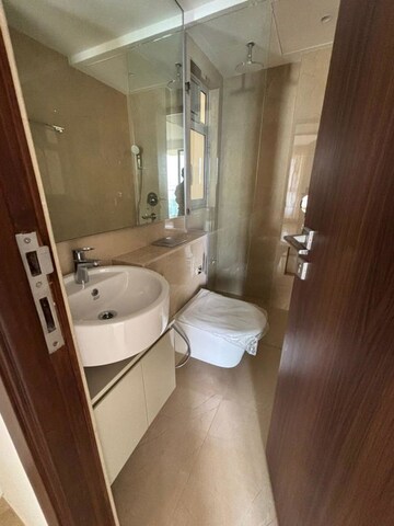 Bathroom in 3 BHK Apartment at Hiranandani Highland, Powai – for Rent