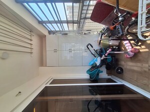 Balcony in 3 BHK Apartment at Aparna Serene Park, Kondapur – for Rent