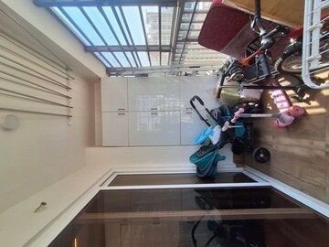 Balcony in 3 BHK Apartment at Aparna Serene Park, Kondapur – for Rent