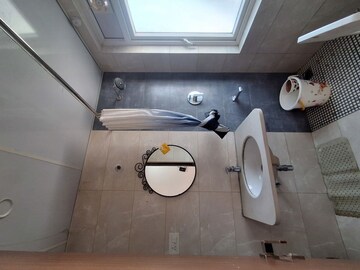 Bathroom in 3 BHK Apartment at Aparna Serene Park, Kondapur – for Rent