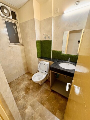 Washroom in 3 BHK Apartment at Wave Executive Floors, Wave City – for Rent