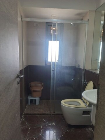 Bathroom in 3 BHK Apartment at DB Woods, Goregaon East – for Rent