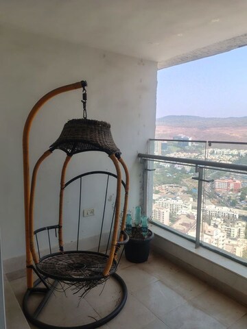 Staircase in 3 BHK Apartment at DB Woods, Goregaon East – for Rent