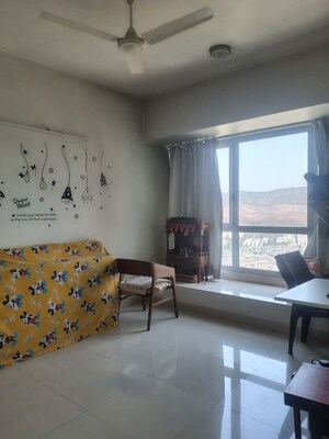 Living Room in 3 BHK Apartment at DB Woods, Goregaon East – for Rent