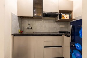 Kitchen in 1 BHK Builder Floor at Ansal Sushant Lok I, Sector 43 – for Rent