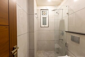 Bathroom in 1 BHK Builder Floor at Ansal Sushant Lok I, Sector 43 – for Rent