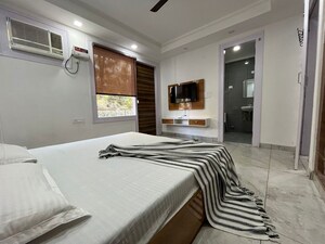 Bedroom in 1 BHK Builder Floor at Ansal Sushant Lok I, Sector 43 – for Rent