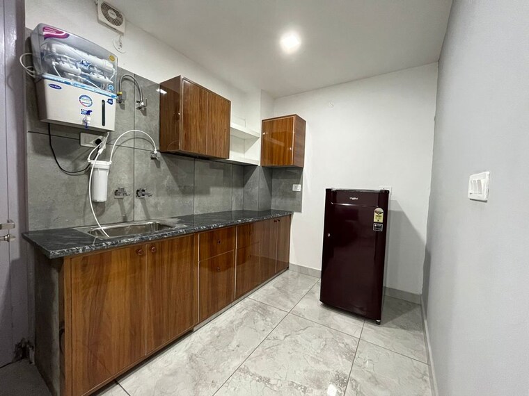 Kitchen, ansal-sushant-lok-i 1 Bedroom 540 Sq.Ft. Builder Floor In Sector 43 Gurgaon 10084525