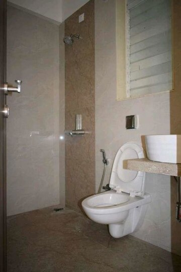 Bathroom in 3 BHK Apartment at Royal Samrat CHS, Goregaon West – for Sale