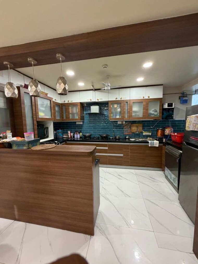 Kitchen, nahar-f-residences 4 Bedroom 3000 Sq.Ft. Penthouse In Balewadi Pune 10084529