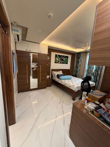 Bedroom in 4 BHK Penthouse at Nahar F Residences, Balewadi – for Rent