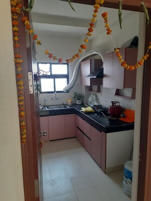 Kitchen in 3 BHK Apartment at BBD Green City, Gomti Nagar – for Rent
