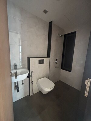 Bathroom in 2 BHK Apartment at Lodha Vista, Lower Parel – for Rent