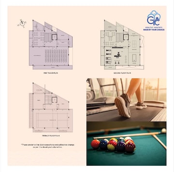 Floor Plan in 3 BHK Villa at GRC Saffron Skies, Uttarahalli – for Sale