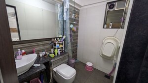 Bathroom in 2 BHK Apartment at Maruti Paradise, Cbd Belapur Sector 15 – for Rent