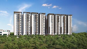 2 BHK Apartment – Exterior View View at Aparna Cyber Star, Osman Nagar - for Sale