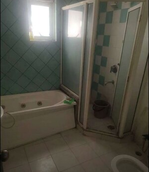 Bathroom in 2 BHK Apartment at Rudra Twin Towers, Butler Colony – for Rent