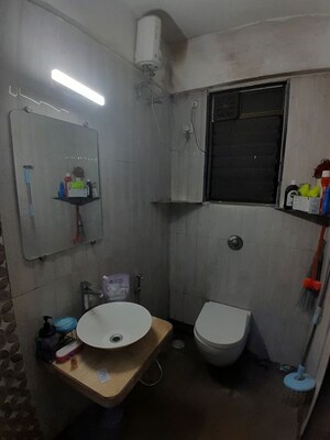 Bathroom in 1 RK Apartment at Heena Gokul Crescent, Andheri East – for Sale