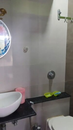 Bathroom in 1 BHK Apartment at Stella Building, Sakinaka – for Rent
