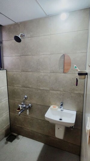 Bathroom in 2 BHK Apartment at Arvind Elan, Kothrud – for Rent