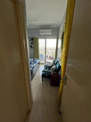 Building Lobby in 2 BHK Apartment at Gaur Atulyam, Omicron I Greater Noida – for Rent