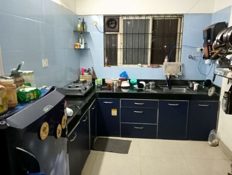 Kitchen, neo-classicism 3 Bedroom 1500 Sq.Ft. Apartment In Bopodi Pune 10085076
