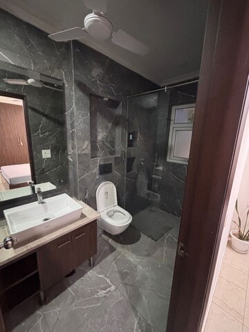 Bathroom in 3 BHK Builder Floor at Sushant Lok 3, Sector 57 – for Rent