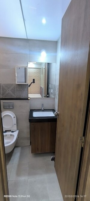 Bathroom in 2 BHK Apartment at Rama Fusion Towers, Hinjewadi – for Rent