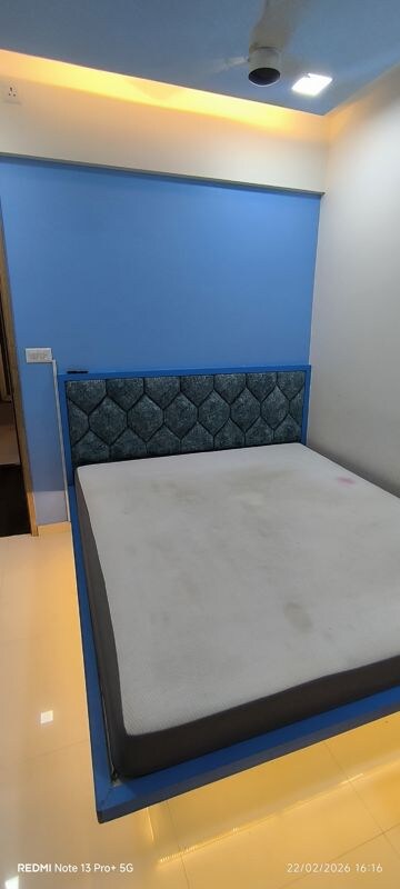 Bedroom in 2 BHK Apartment at Rama Fusion Towers, Hinjewadi – for Rent